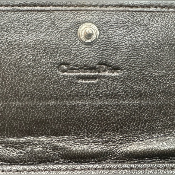 CHRISTIAN DIOR LADY DIOR CHAIN WALLET 100%AUTHENTIC VERY GOOD USED CONDITION EUC - Picture 8 of 16